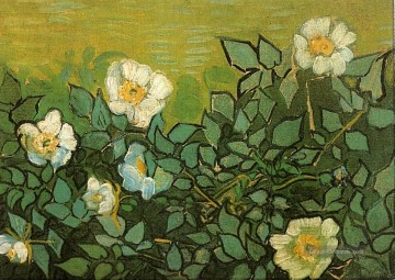  blumen - Wilde Rosen Vincent van Gogh impressionistische Blumen
